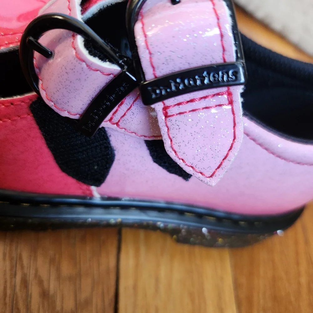 Dr. Martens 31600 Pink Mary Jane Shoes